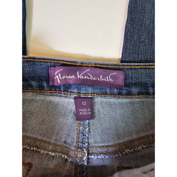 Gloria Vanderbilt Amanda Women's Denim Blue Jeans, Size 12 - Picture 3 of 6